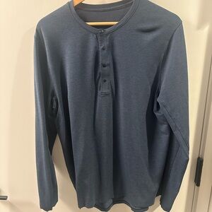 Lululemon Athletica Dark Blue Long Sleeve Henley